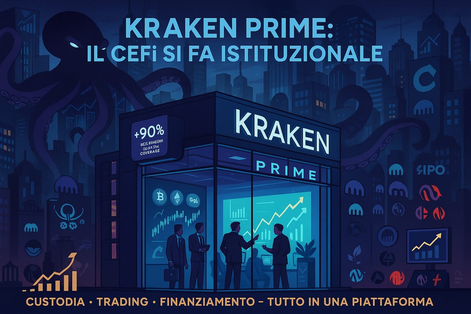 Nasce Kraken Prime: il cex crypto al servizio degli istituzionali
