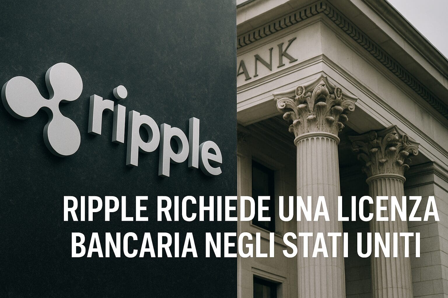 Ripple richiede una licenza bancaria negli Stati Uniti