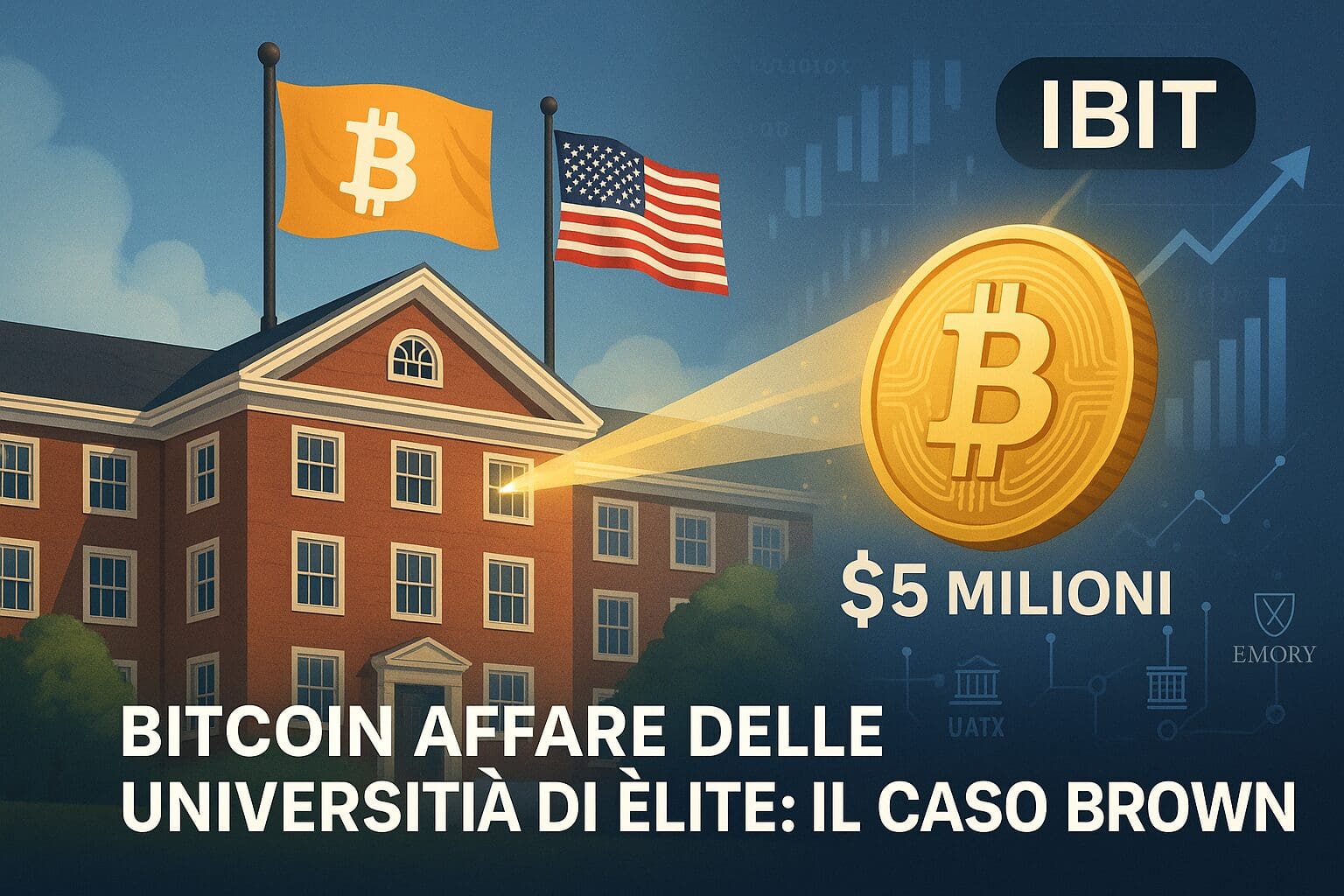 Bitcoin affare delle università di élite: il caso Brown