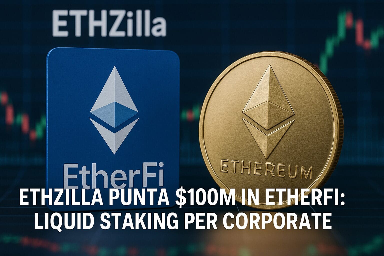 ETHZilla punta $100M in EtherFi: Liquid Staking per corporate