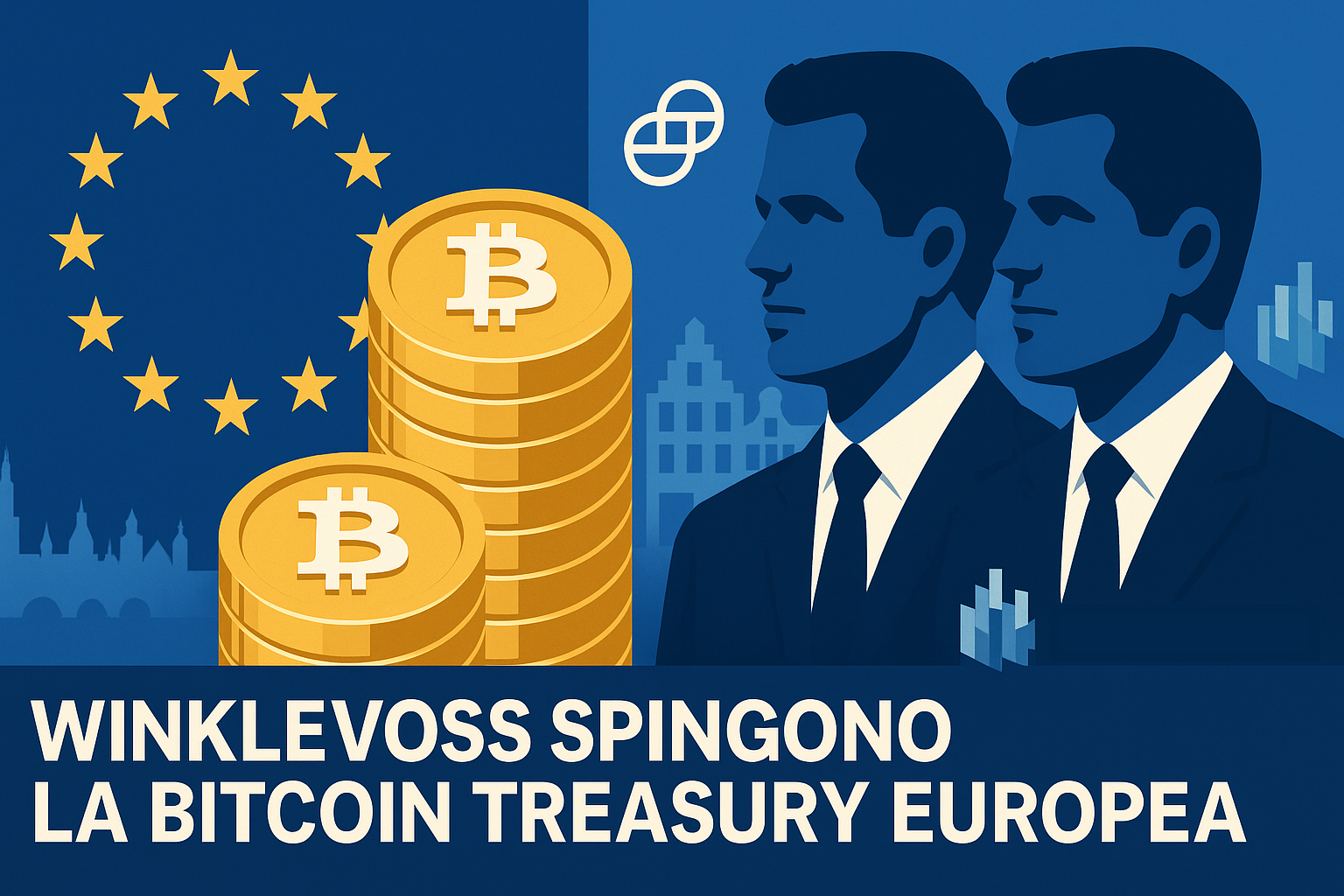 I founder di Gemini spingono la più grande “treasury” Bitcoin europea