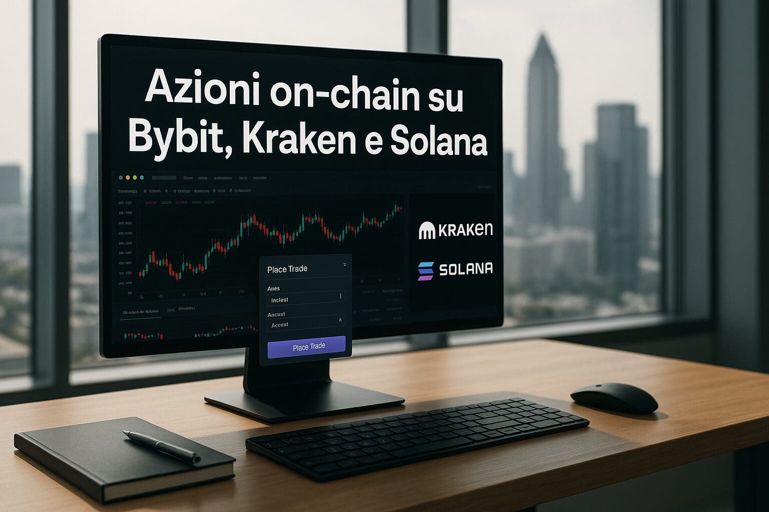 Azioni on-chain su Bybit, Kraken e Solana