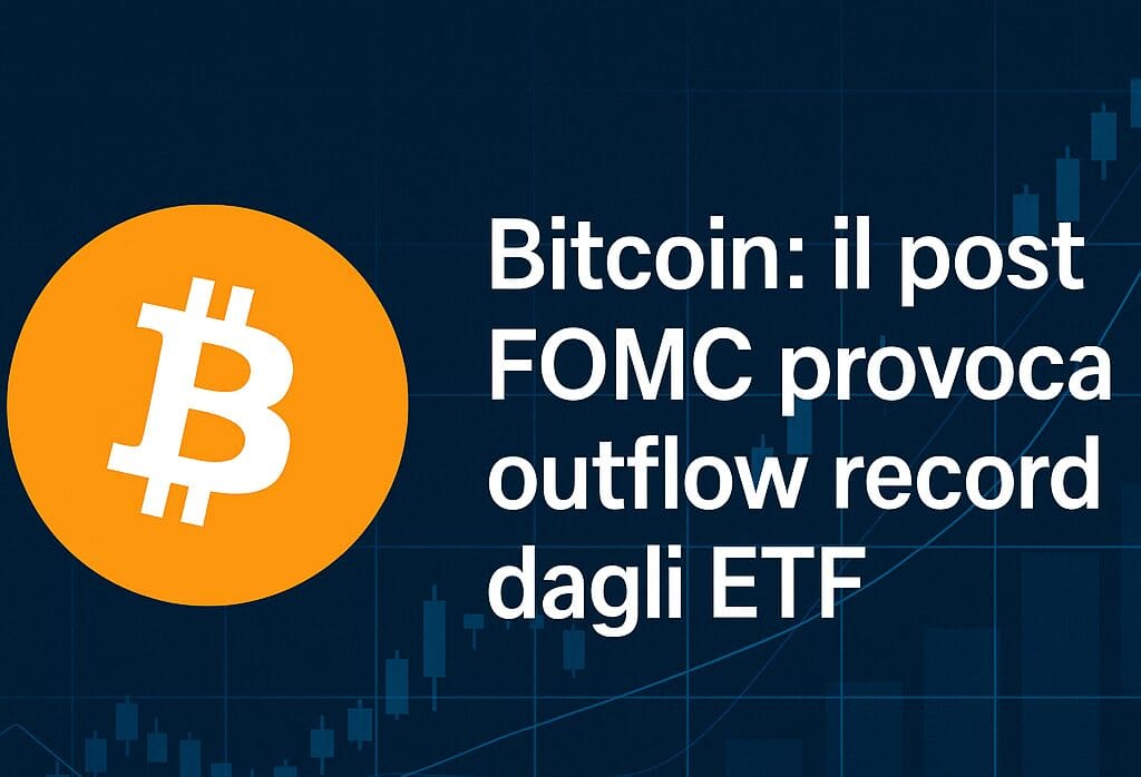 Bitcoin: il post FOMC porta outflow record per gli ETF