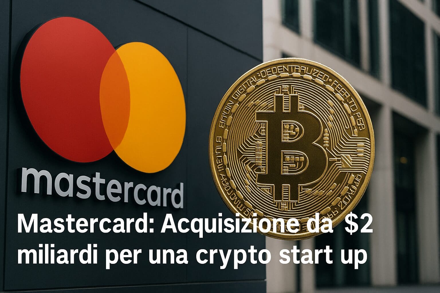 Mastercard: Aquisizione da $2 miliardi per una crypto start up