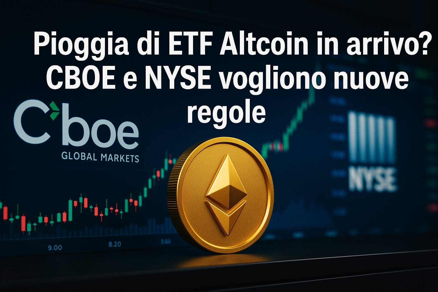 Pioggia di Etf Altcoin in arrivo? CBOE e NYSE chiedono nuove regole