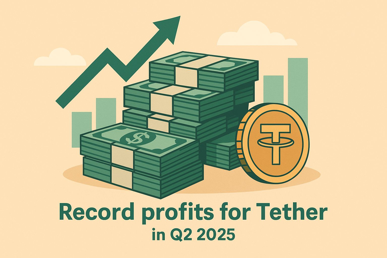Ancora RECORD per Tether: profitti a $4,9 miliardi nel Q2 2025