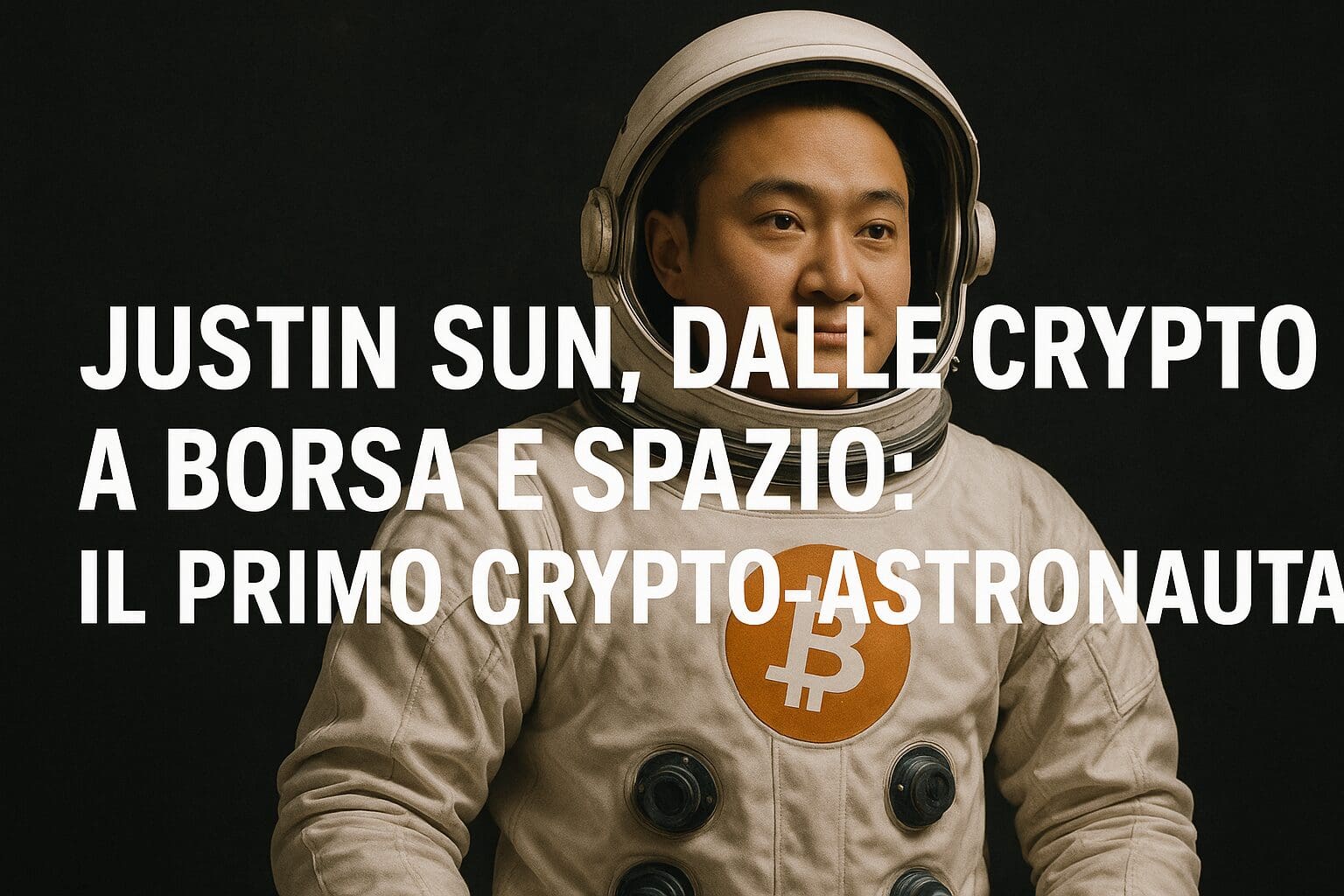 Justin Sun, dalle crypto a borsa e spazio: Il primo crypto-astronauta