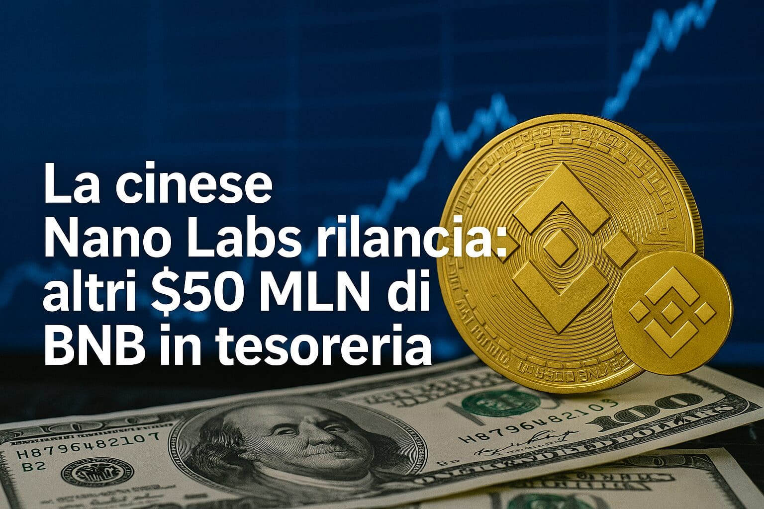 La Cinese Nano Labs rilancia: altri $50 MLN di BNB in tesoreria