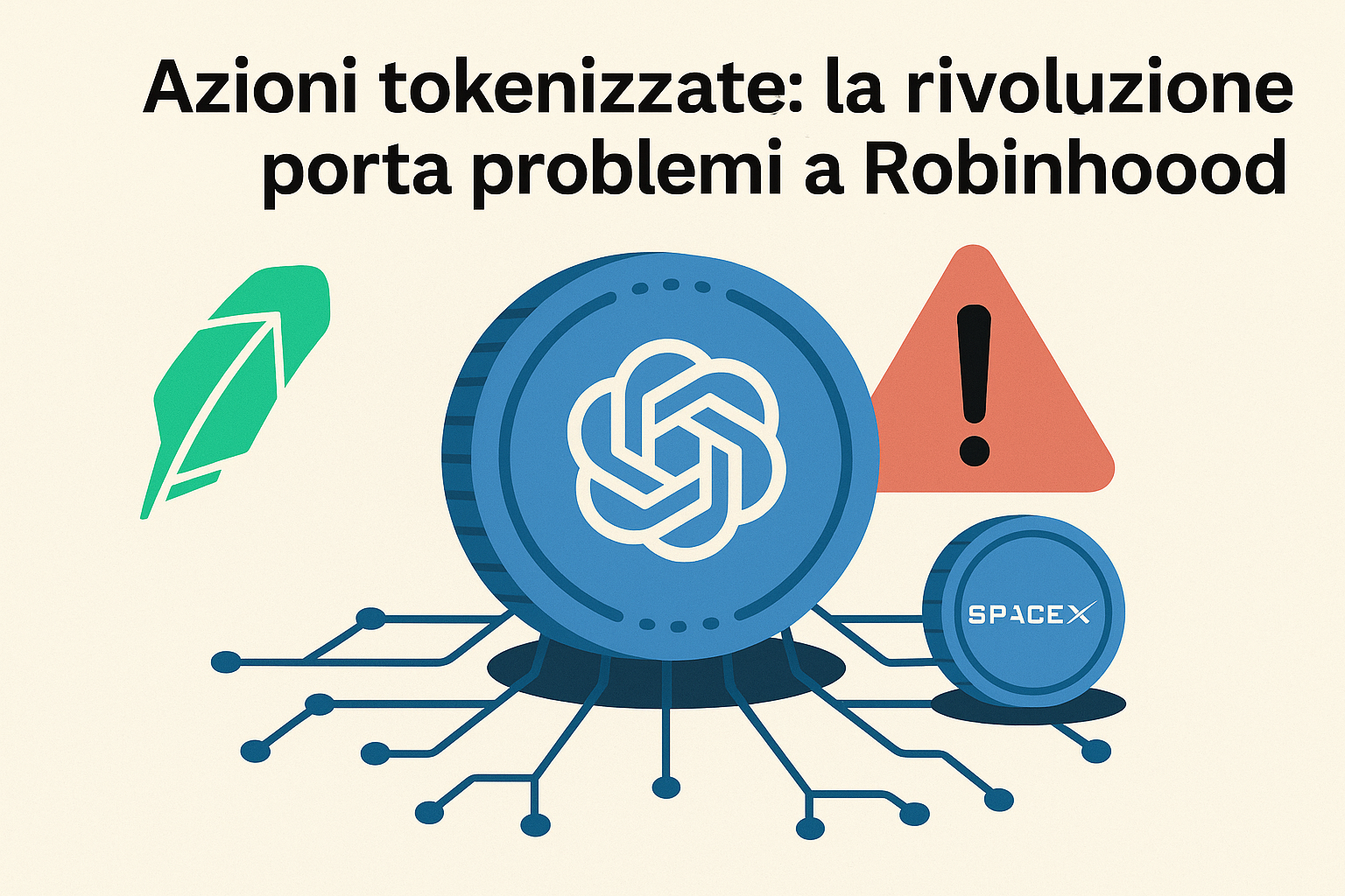 Azioni tokenizzate: la rivoluzione porta problemi a Robinhood