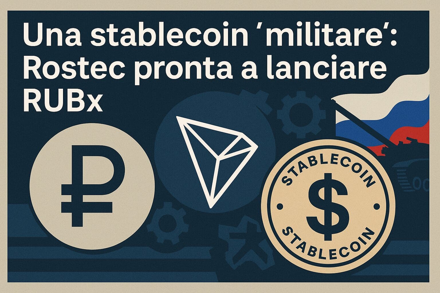 Una stablecoin “militare”: Rostec (Russia) pronta a lanciare RUBx