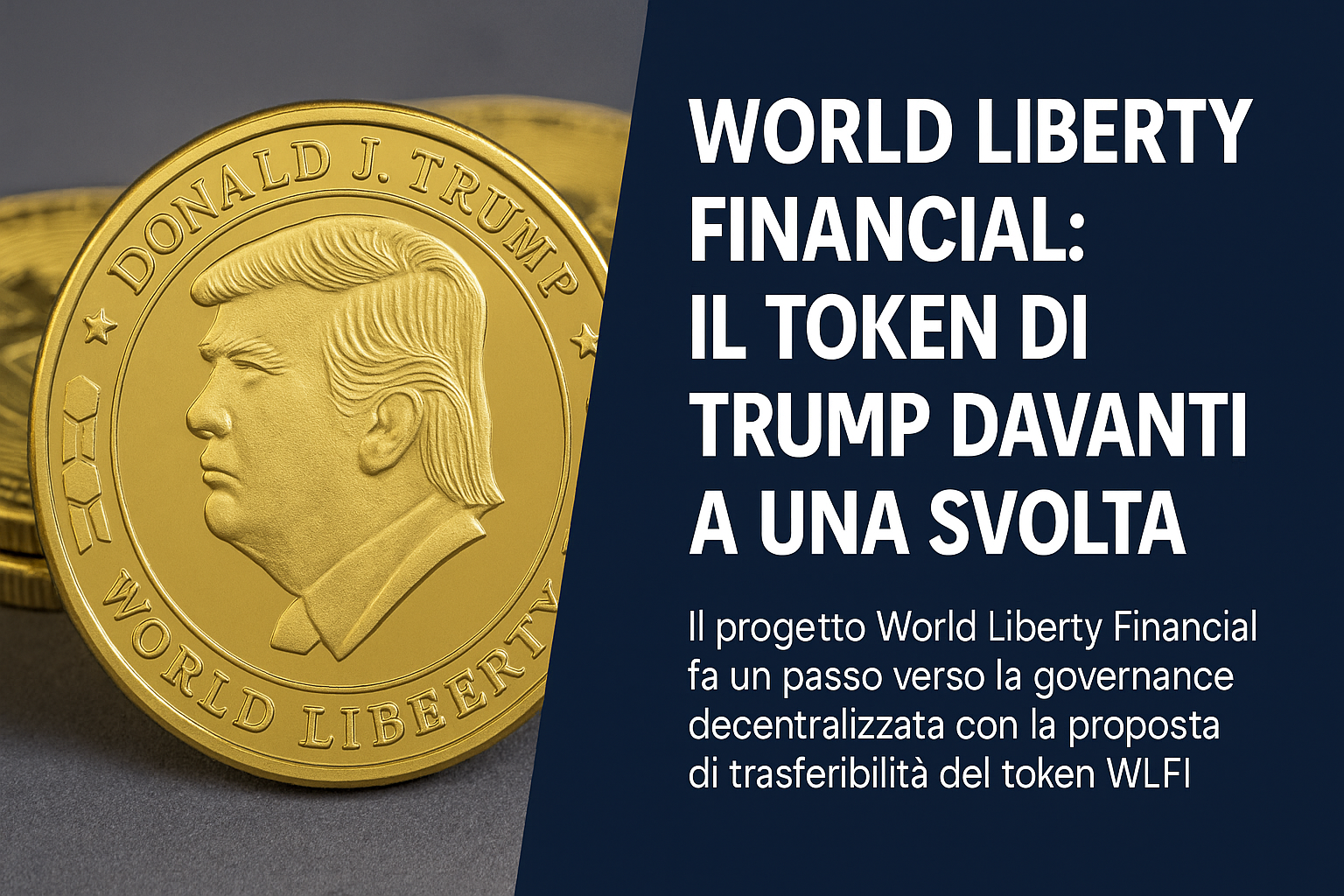 World Liberty Financial: il token di Trump davanti a una svolta