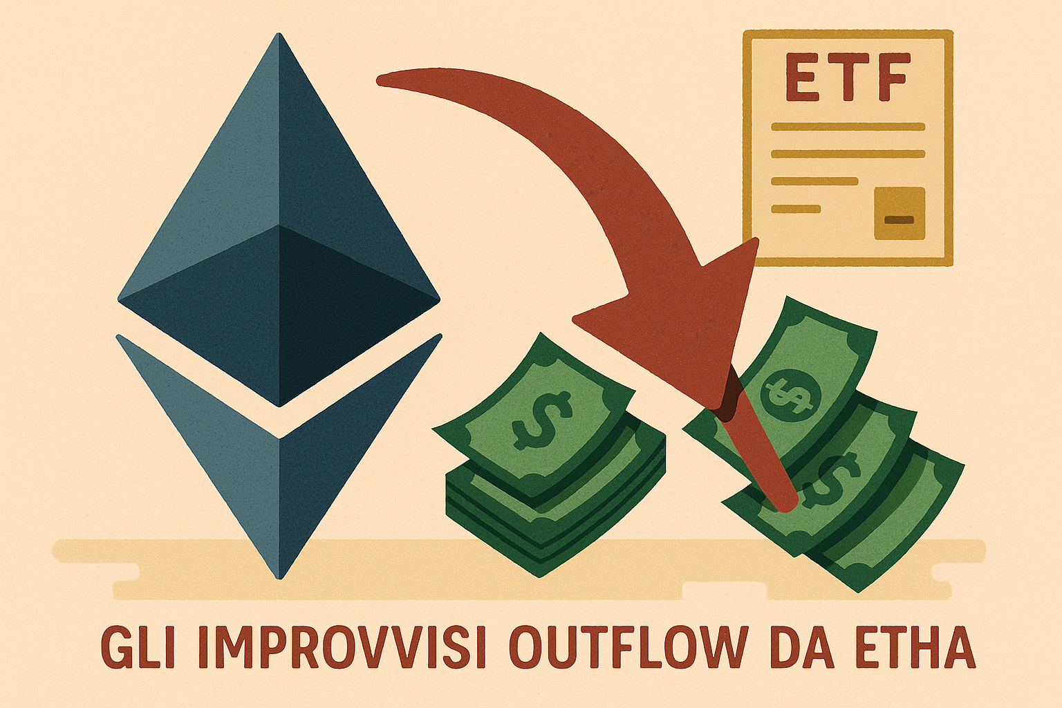 BlackRock affossa ETH: è FUGA da ETHA