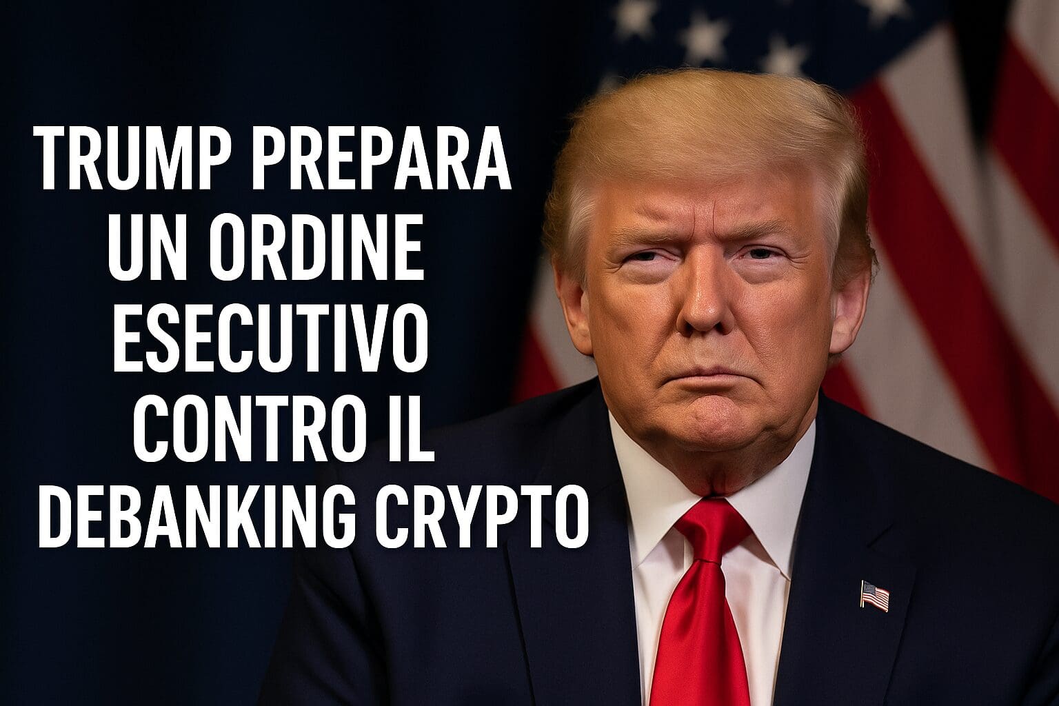 Trump prepara un ordine esecutivo contro il debanking crypto