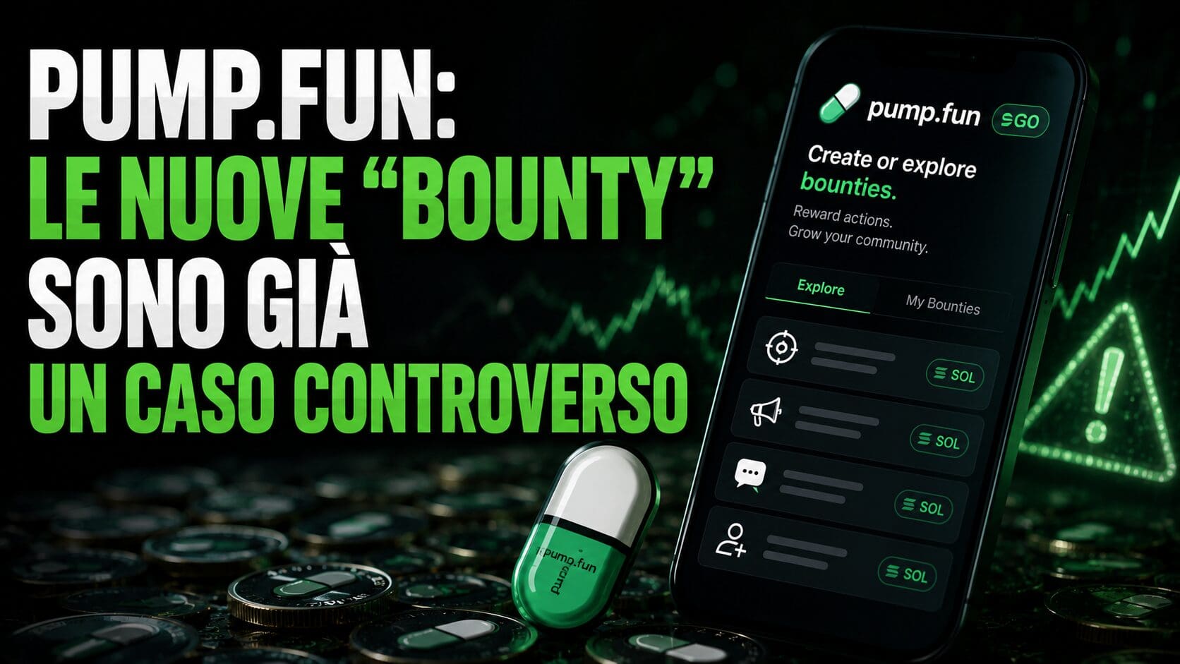 Pump.fun: le nuove “bounty” sono già un caso controverso