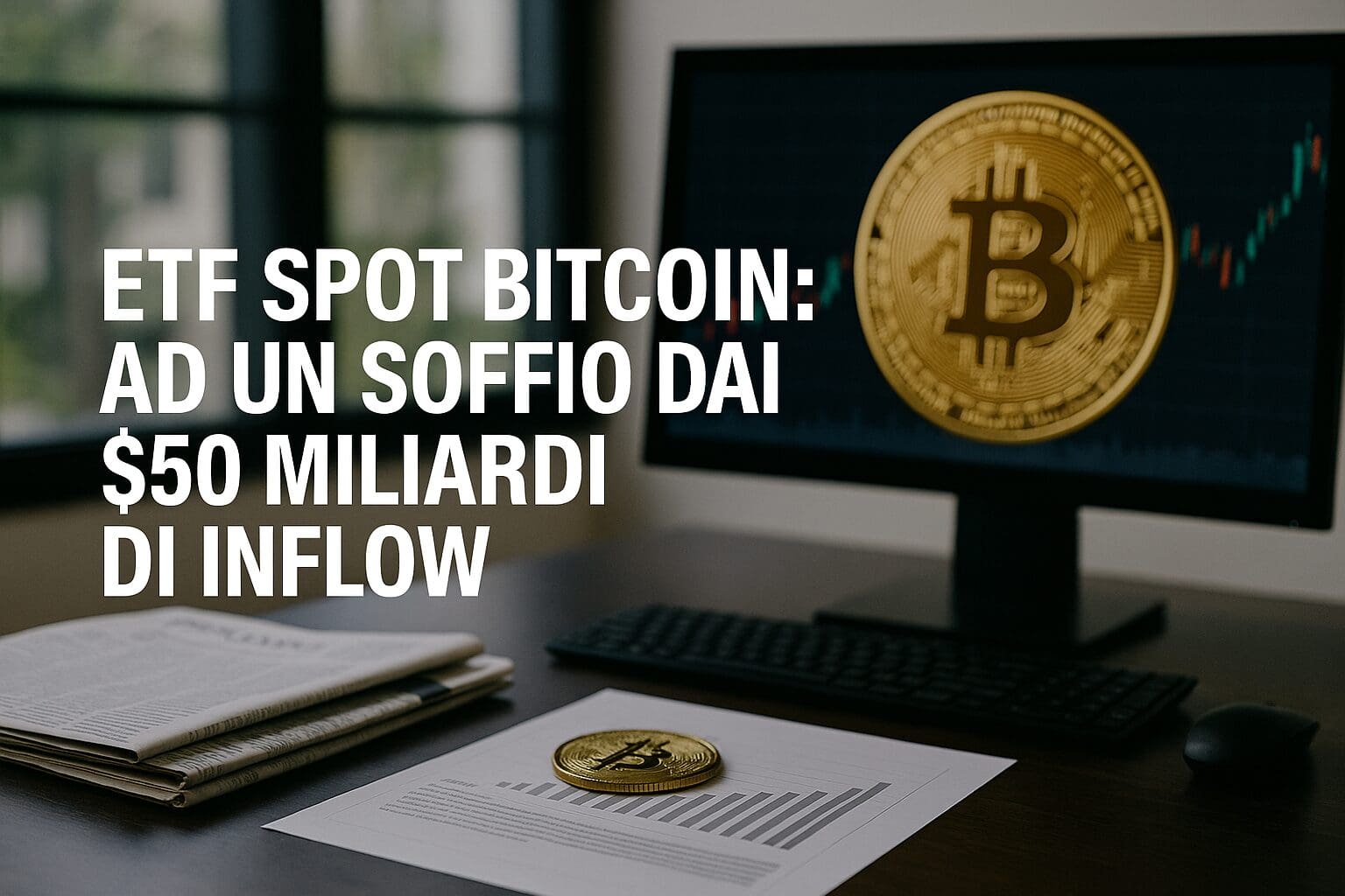 ETF spot Bitcoin: Ad un soffio dai $50 miliardi di inflow