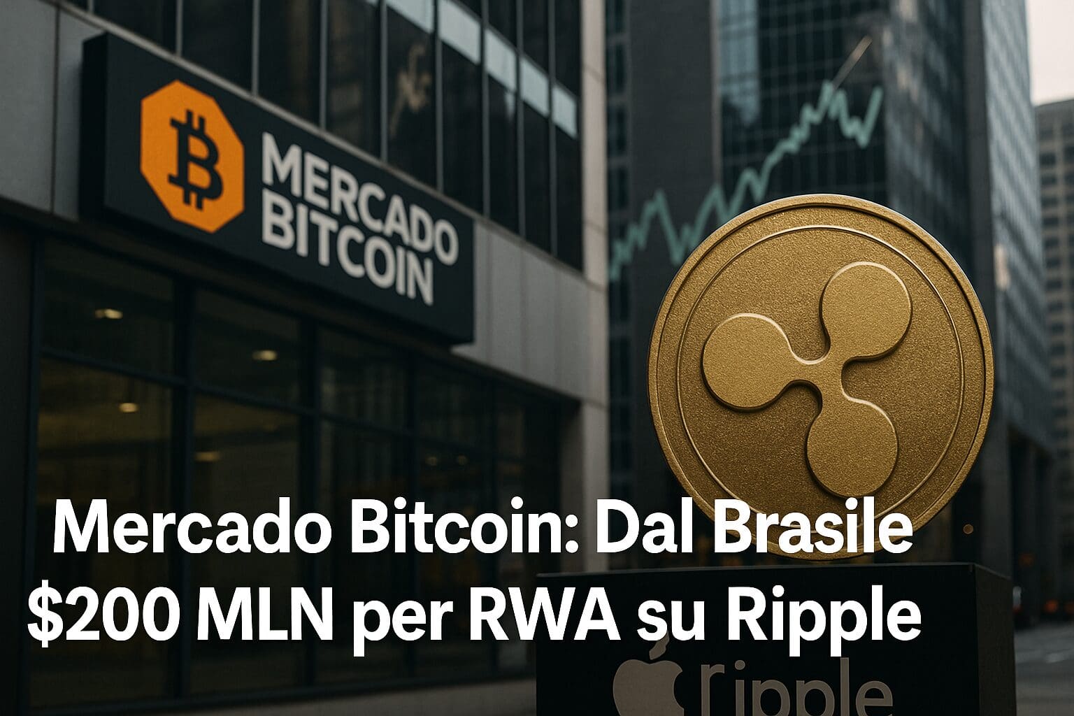 Mercado Bitcoin: Dal Brasile $200 MLN per RWA su Ripple