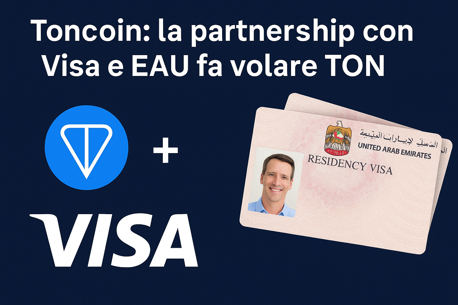 Toncoin: la partnership con Visa e EAU fa volare TON
