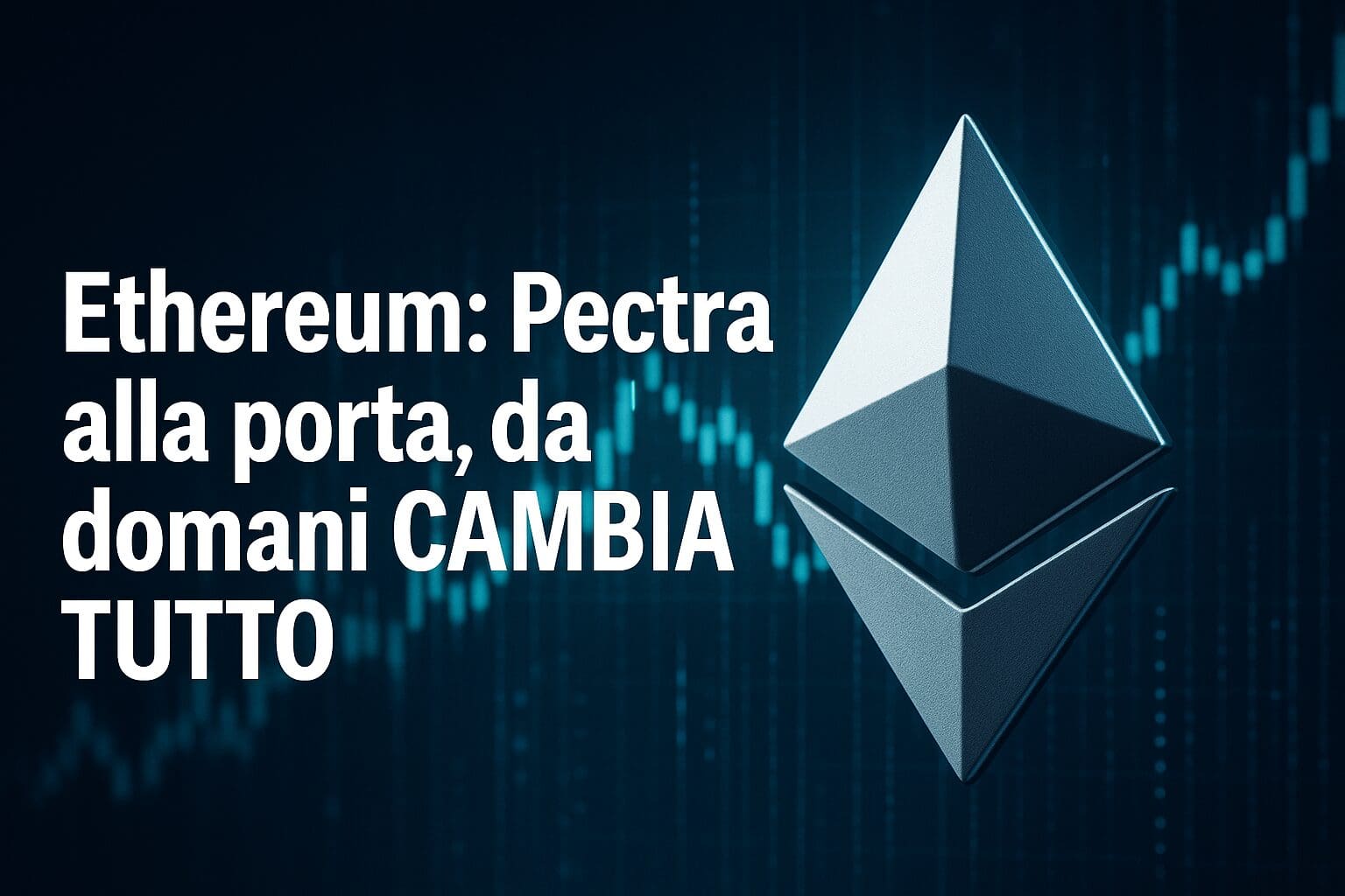 Ethereum: Pectra alla porta, da domani CAMBIA TUTTO