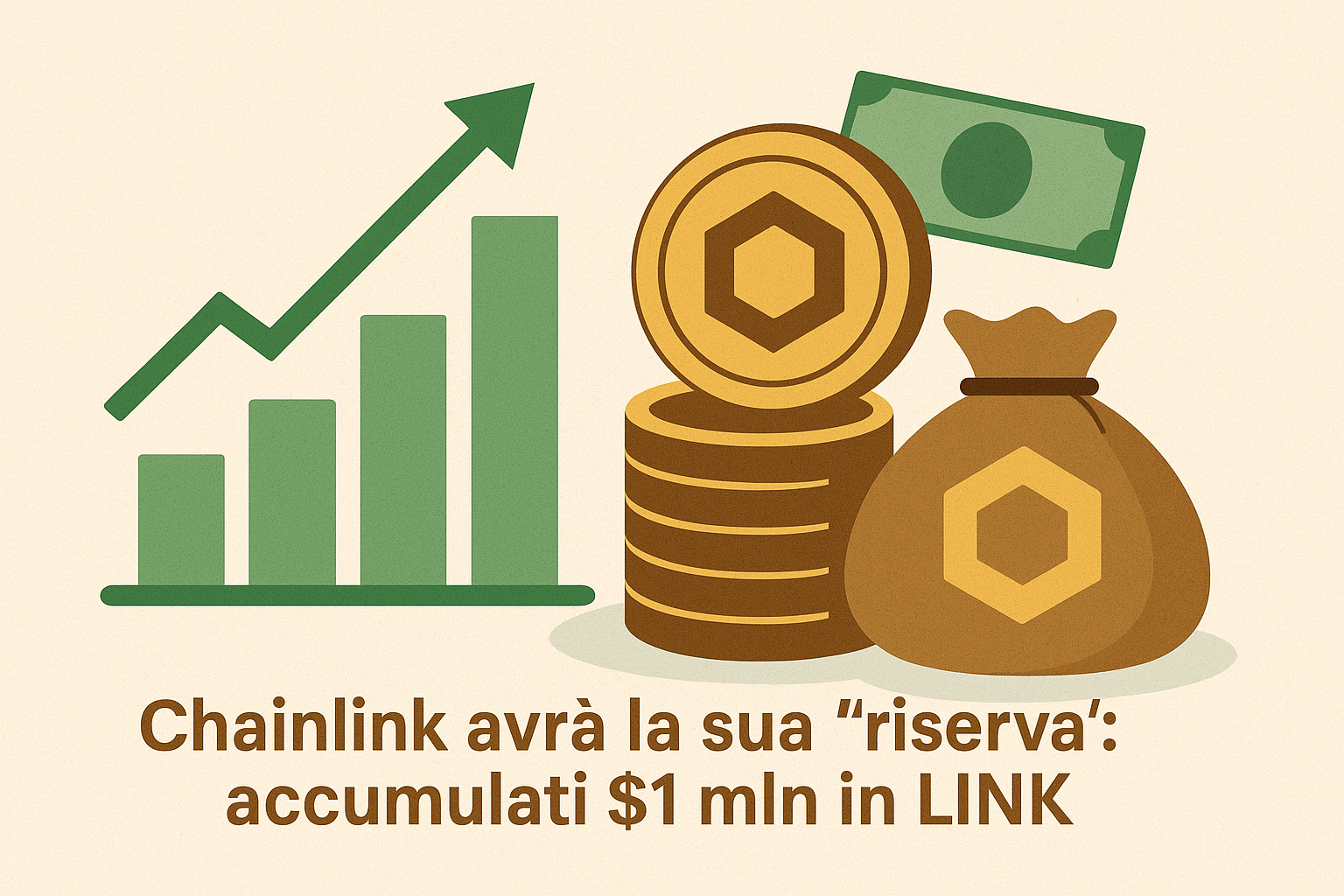 Chainlink avrà la sua “riserva”: accumulati $1 mln in LINK