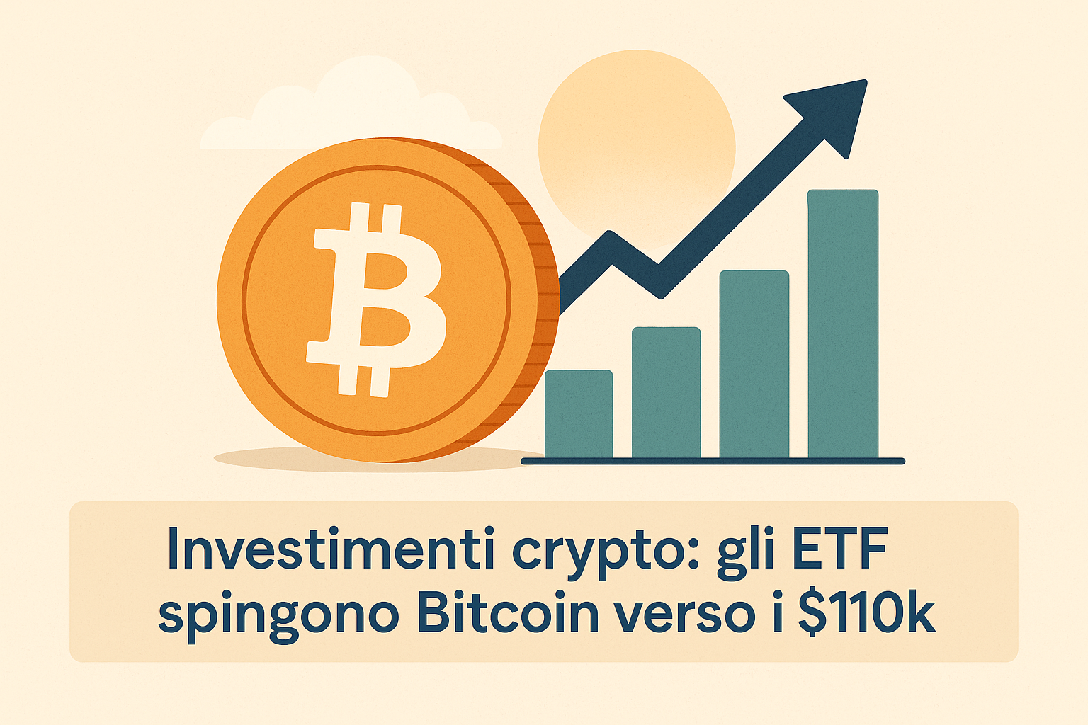 Investimenti crypto: gli ETF spingono Bitcoin verso i $110k