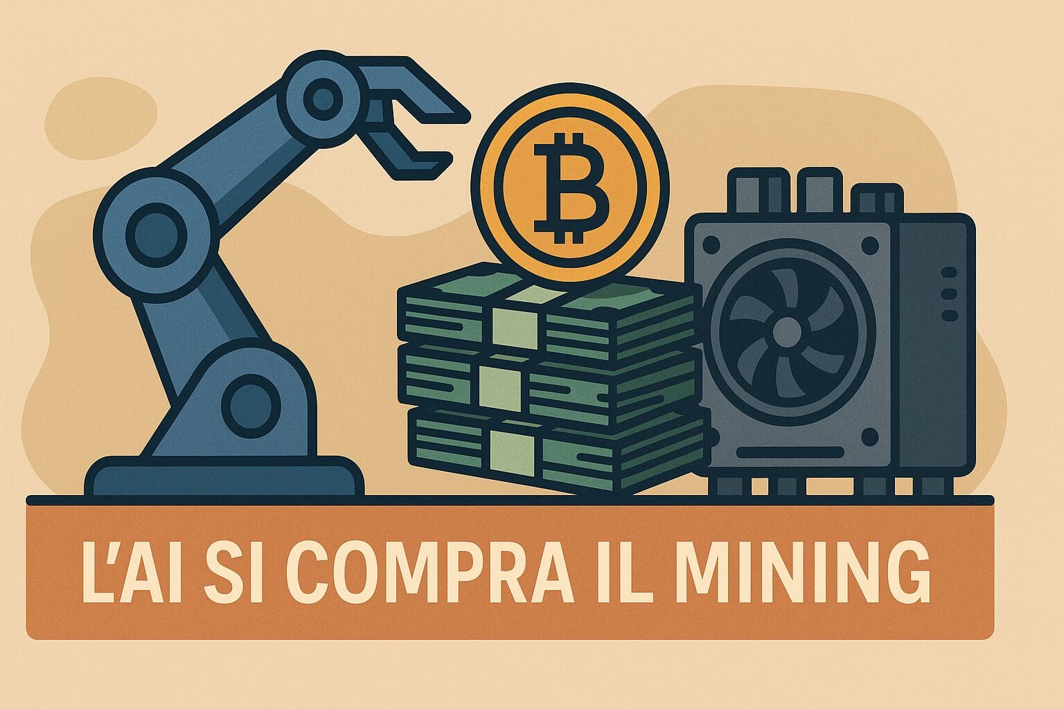 L’AI si “compra” il mining: operazione da $9 mld per CoreWeave