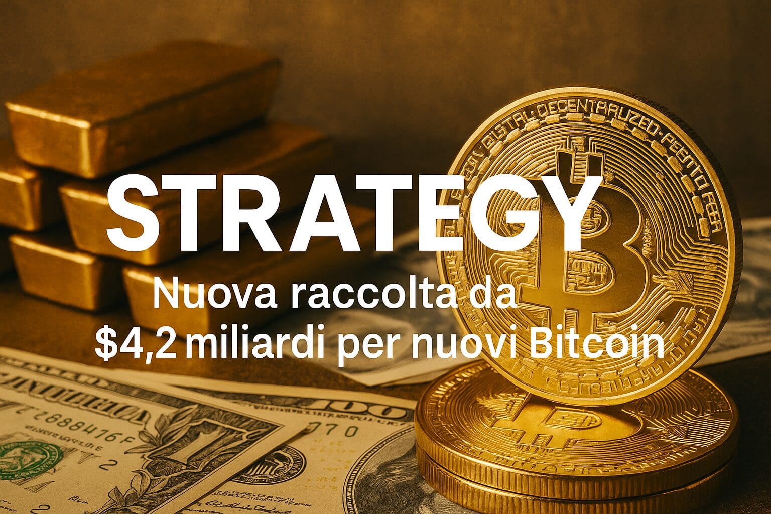 Strategy: Nuova raccolta da $4.2 miliardi per nuovi Bitcoin