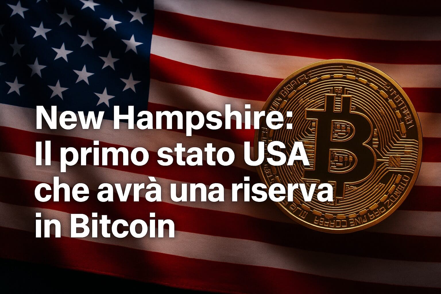 New Hampshire: Il primo stato USA che avrà una riserva in Bitcoin