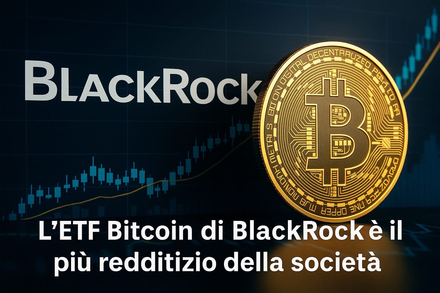 L'Etf Bitcoin di Blackrock è il più redditizio della società