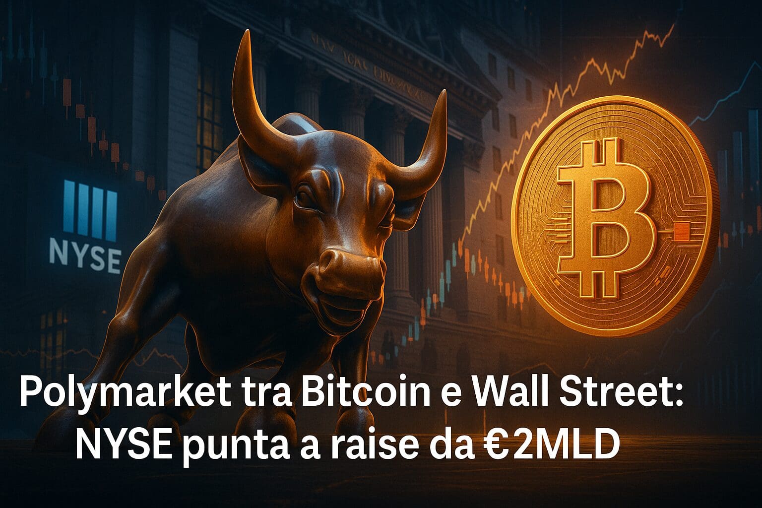 Polymarket tra Bitcoin e Wall Street: NYSE punta a raise da $2MLD