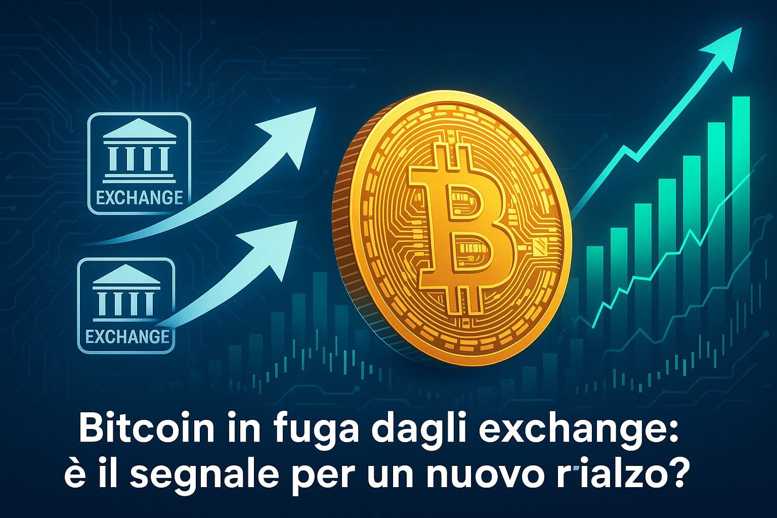 Bitcoin in fuga dagli exchange: è il segnale per un nuovo rialzo?