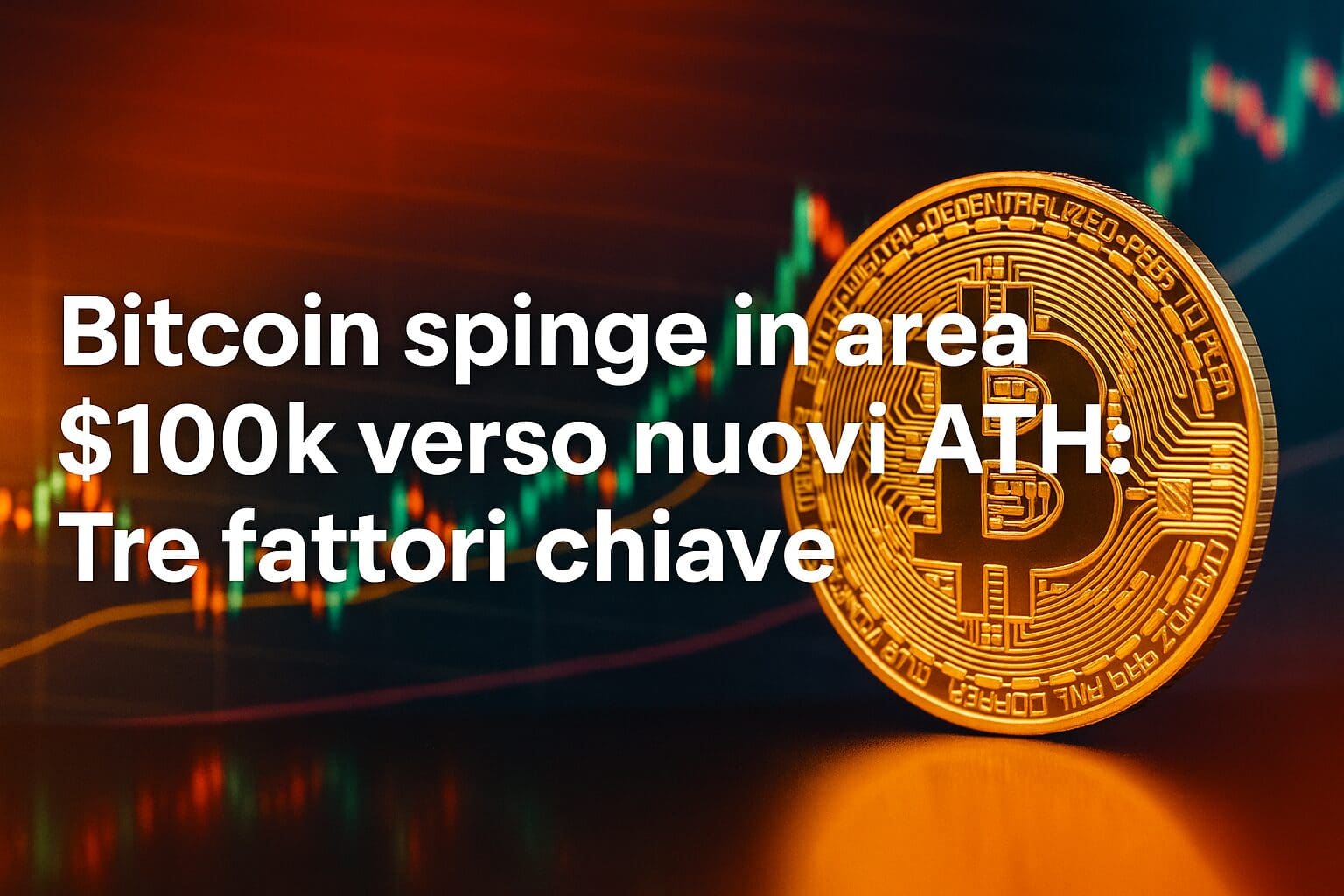 Bitcoin spinge in area $100k verso nuovi ATH: Tre fattori chiave