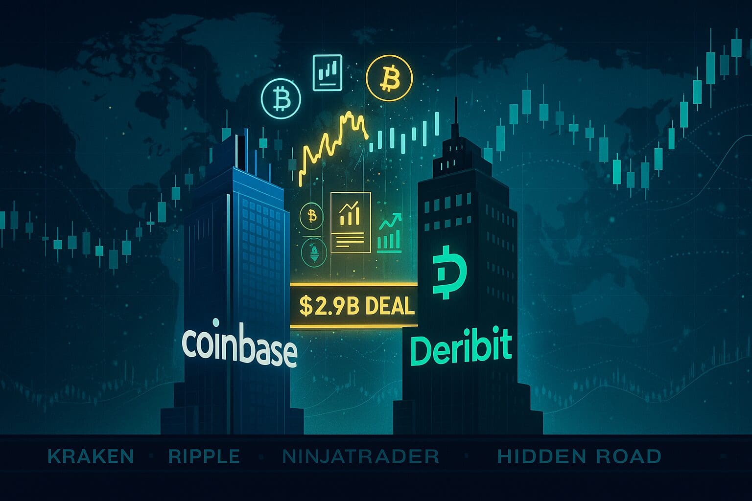 Coinbase acquisisce Deribit: per il WSJ accordo da $2,9 mld