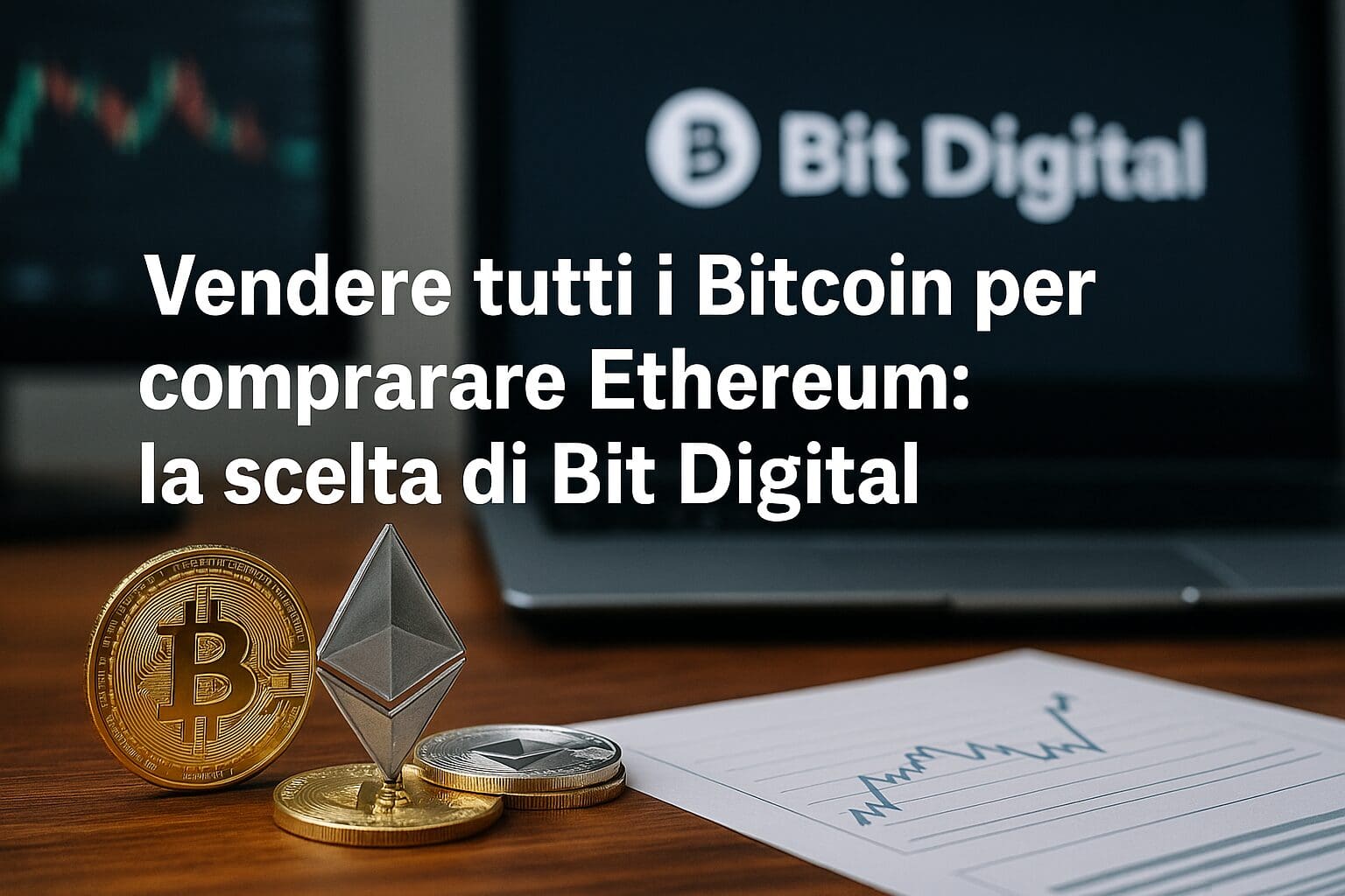 Vendere tutti i Bitcoin per comprare Ethereum: la scelta di Bit Digital