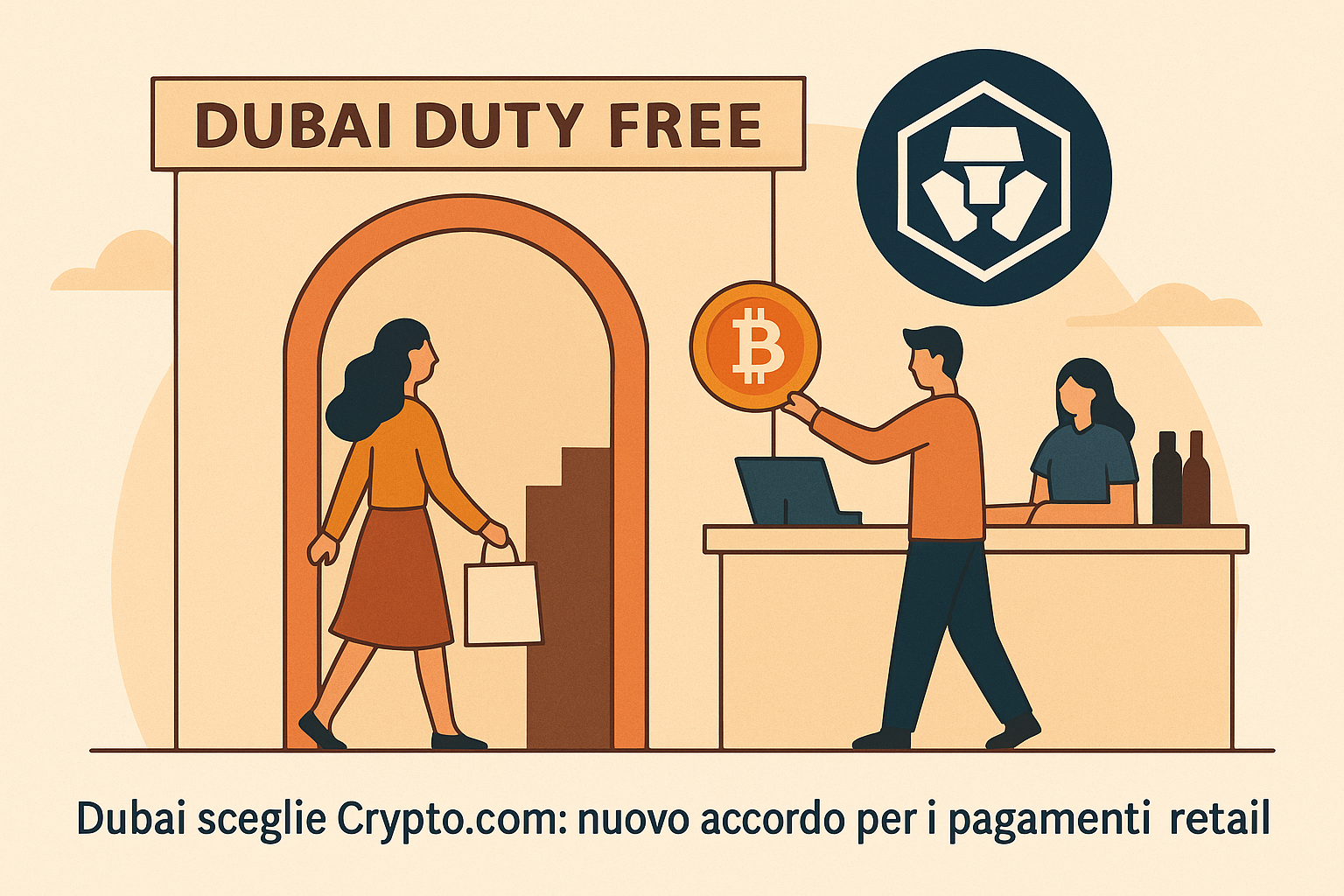 Dubai sceglie Crypto.com: nuovo accordo per i pagamenti retail