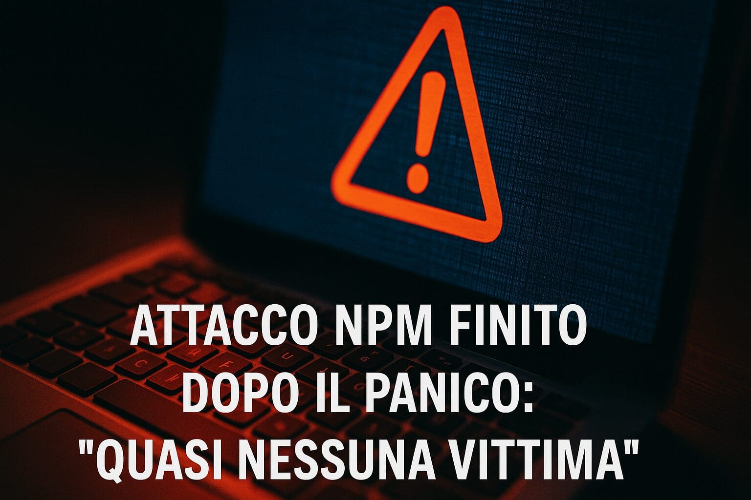 Attacco NPM finito, dopo il panico: “Quasi nessuna vittima”