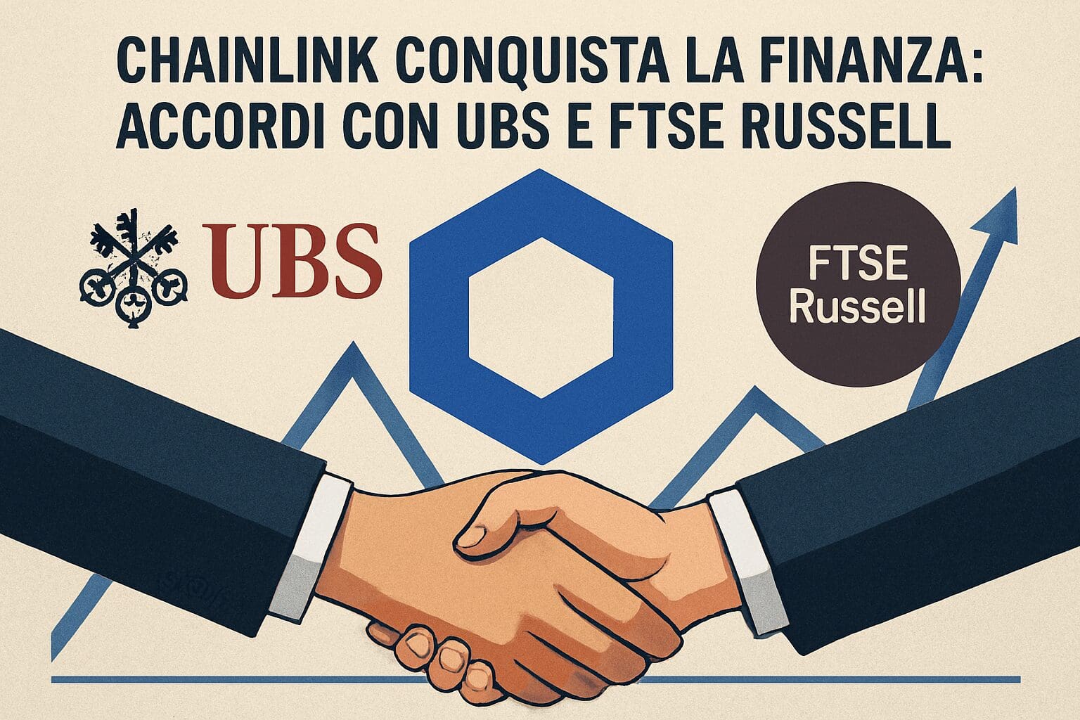 Chainlink conquista la finanza: accordi con UBS e FTSE Russell