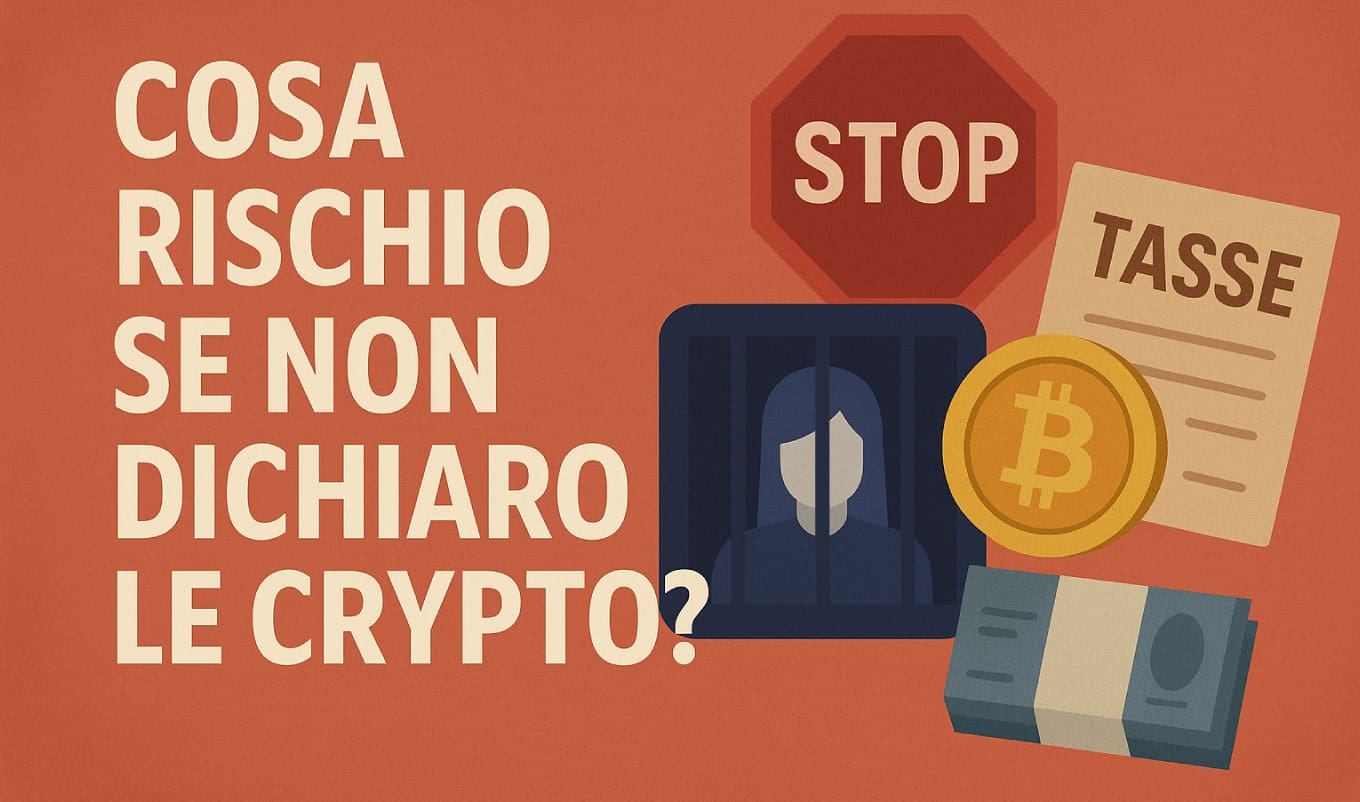 Cosa rischio se non dichiaro le crypto?