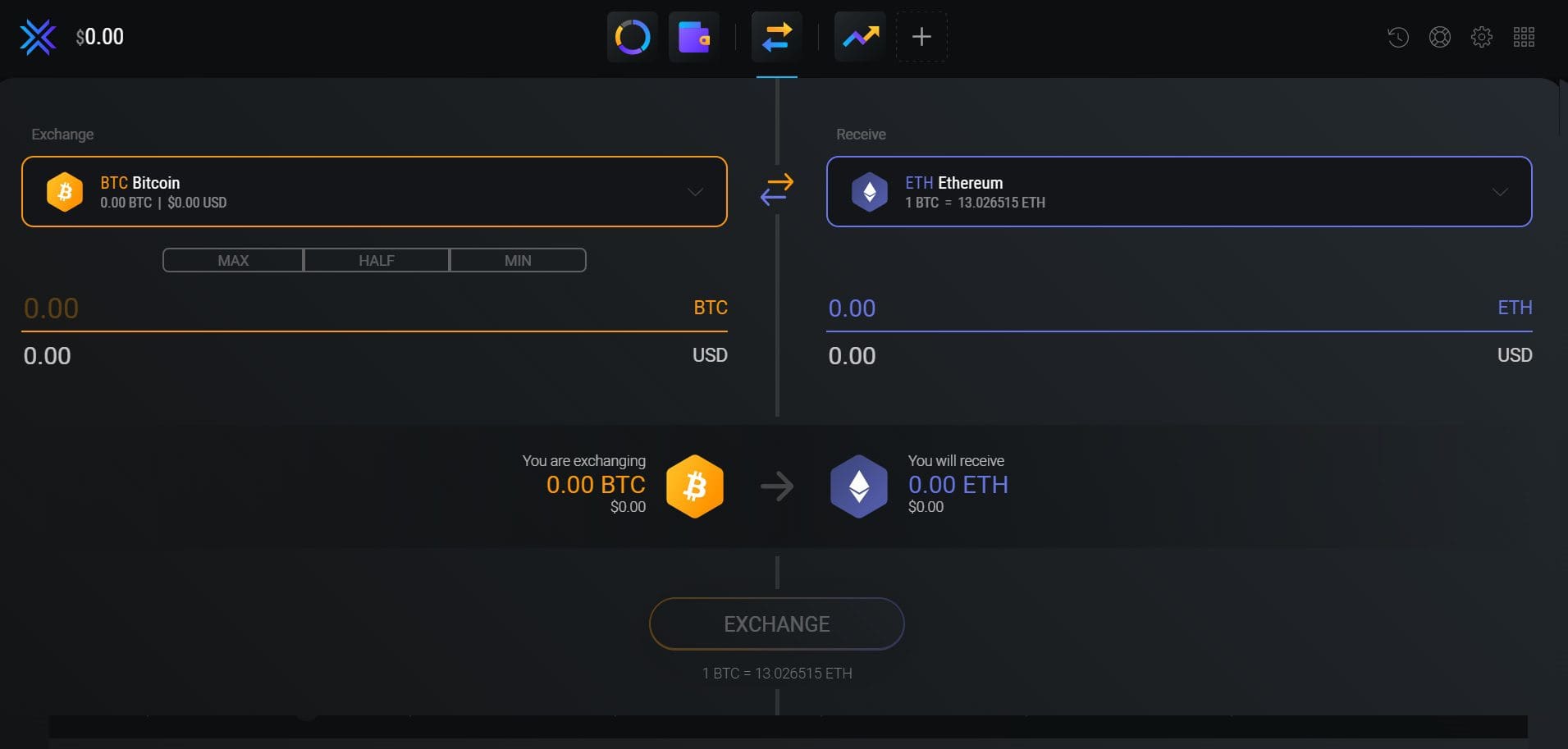 Exchange: scambiare le nostre monete 