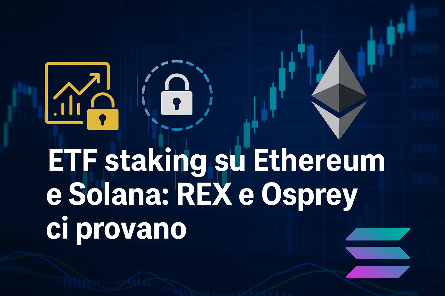ETF staking su Ethereum e Solana: REX e Osprey ci provano
