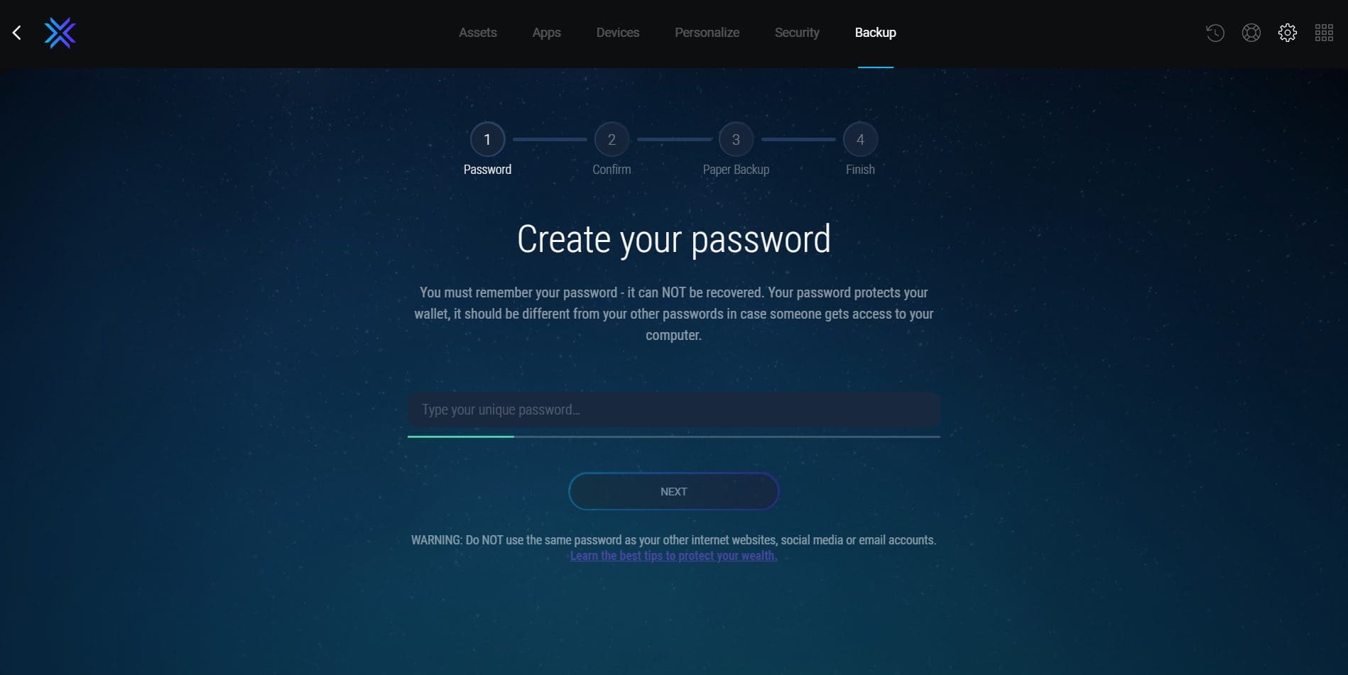 Exodus Wallet: Come creare un nuovo Wallet