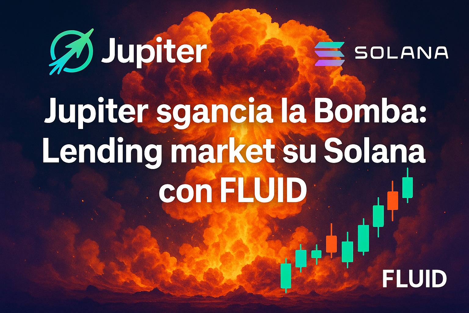 Jupiter sgancia la Bomba: Lending market su Solana con FLUID