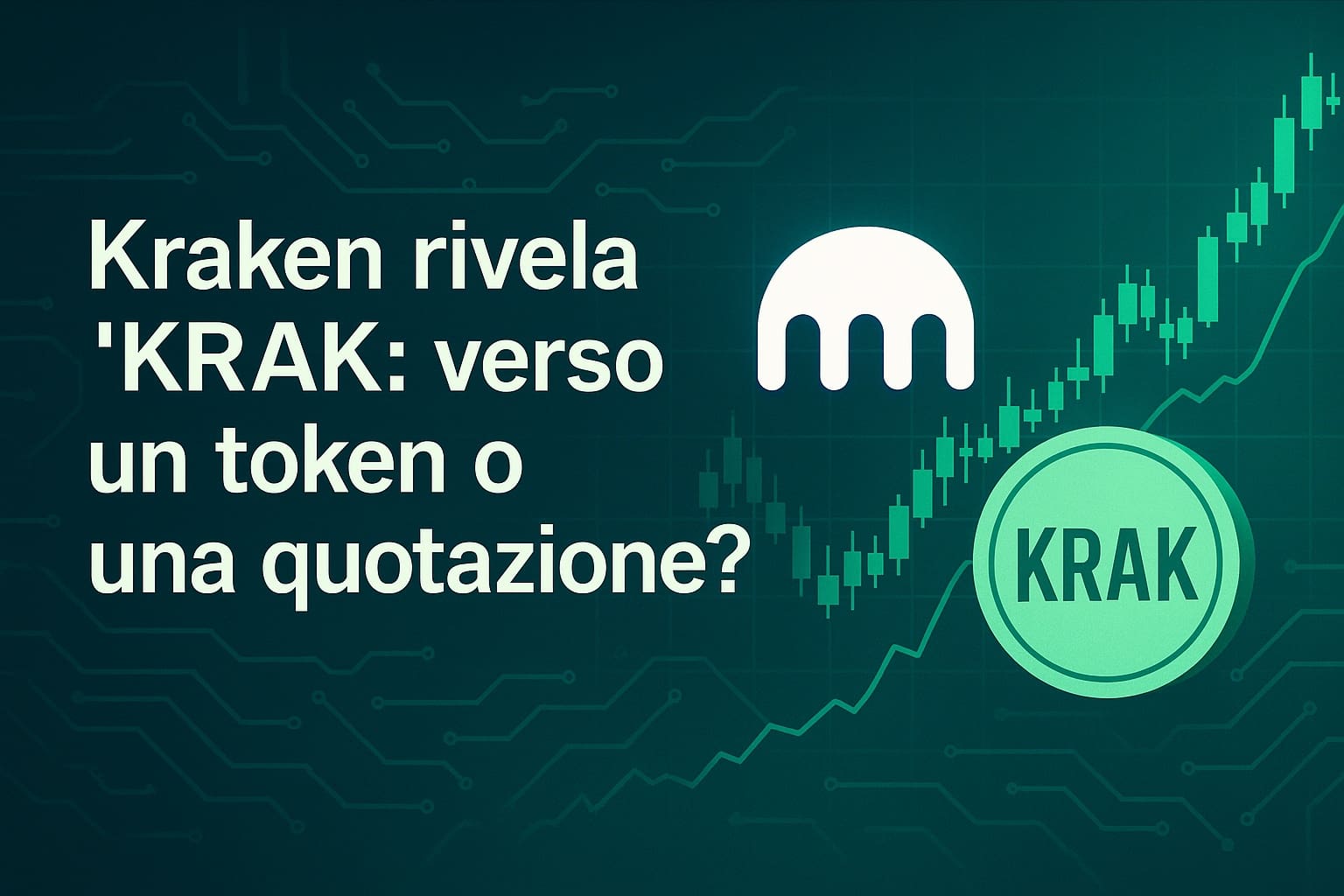 Kraken rivela “KRAK”: verso un token o una quotazione?