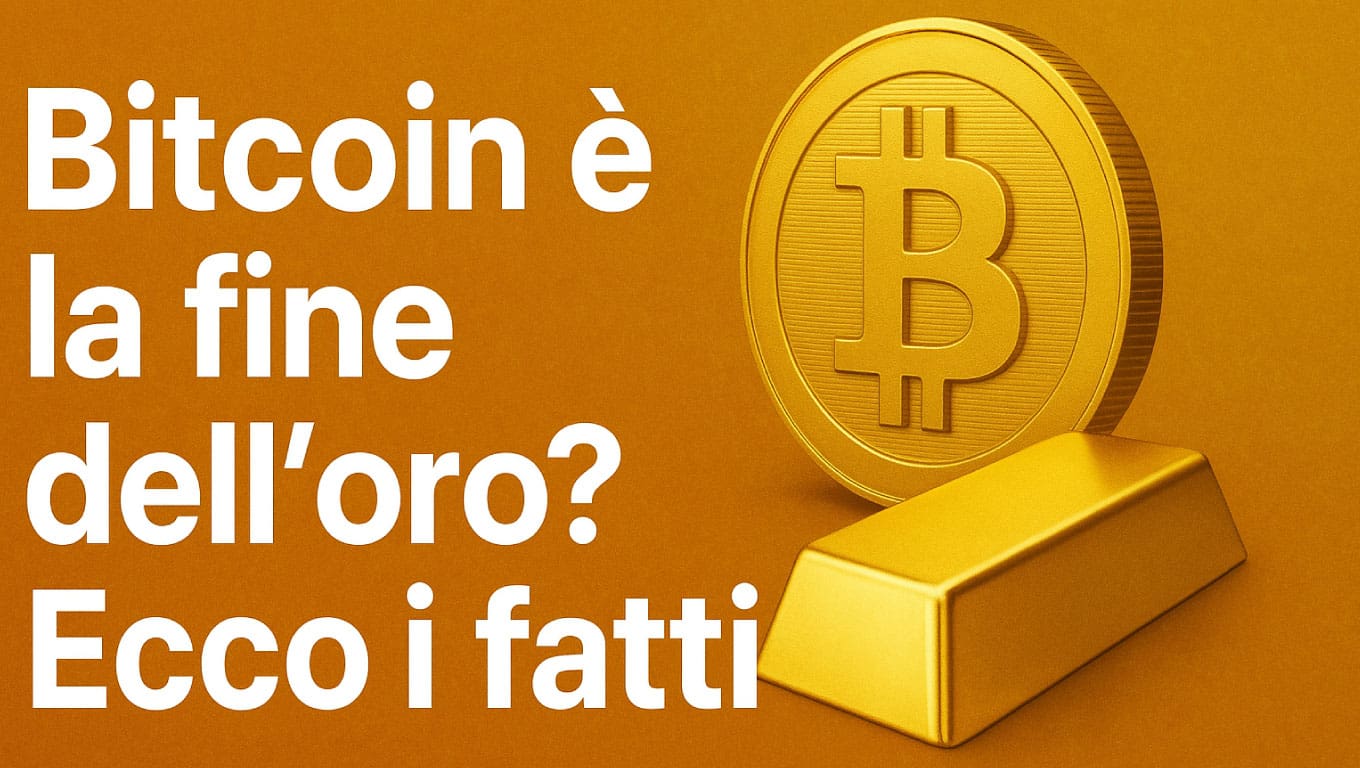 Bitcoin è la fine dell'oro? Ecco i fatti