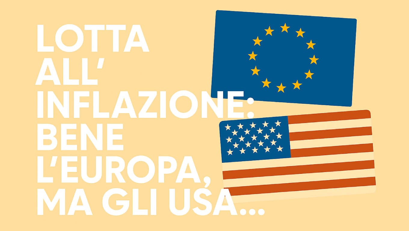 Lotta all'inflazione: bene l'Europa, ma gli USA...