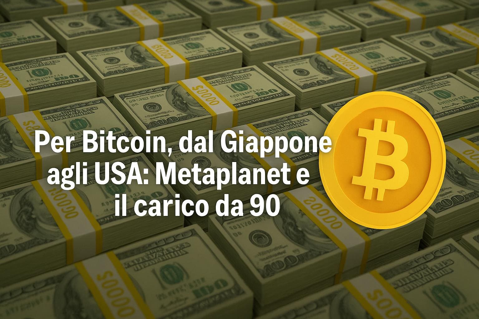 Bitcoin: Dal Giappone agli USA: Metaplanet e il carico da 250Mln