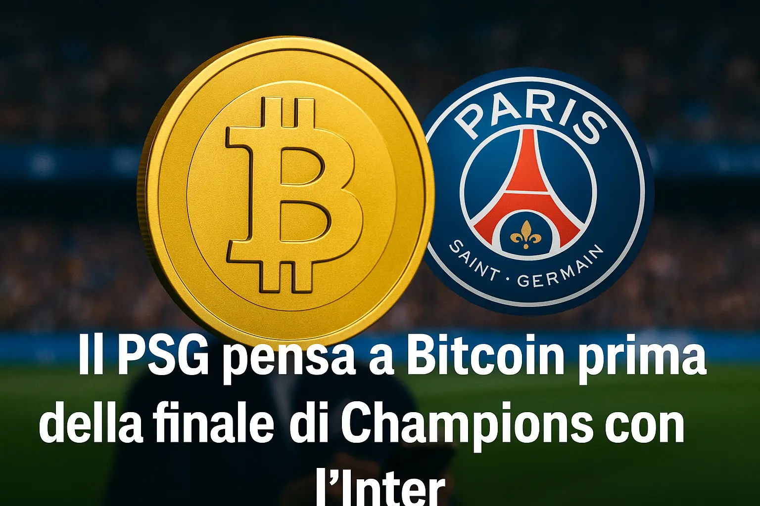 Il PSG pensa a Bitcoin prima della finale di Champions con l'Inter