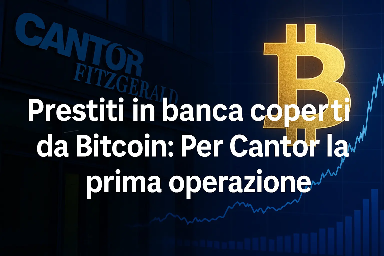 Prestiti in banca coperti da Bitcoin: Per Cantor la prima operazione