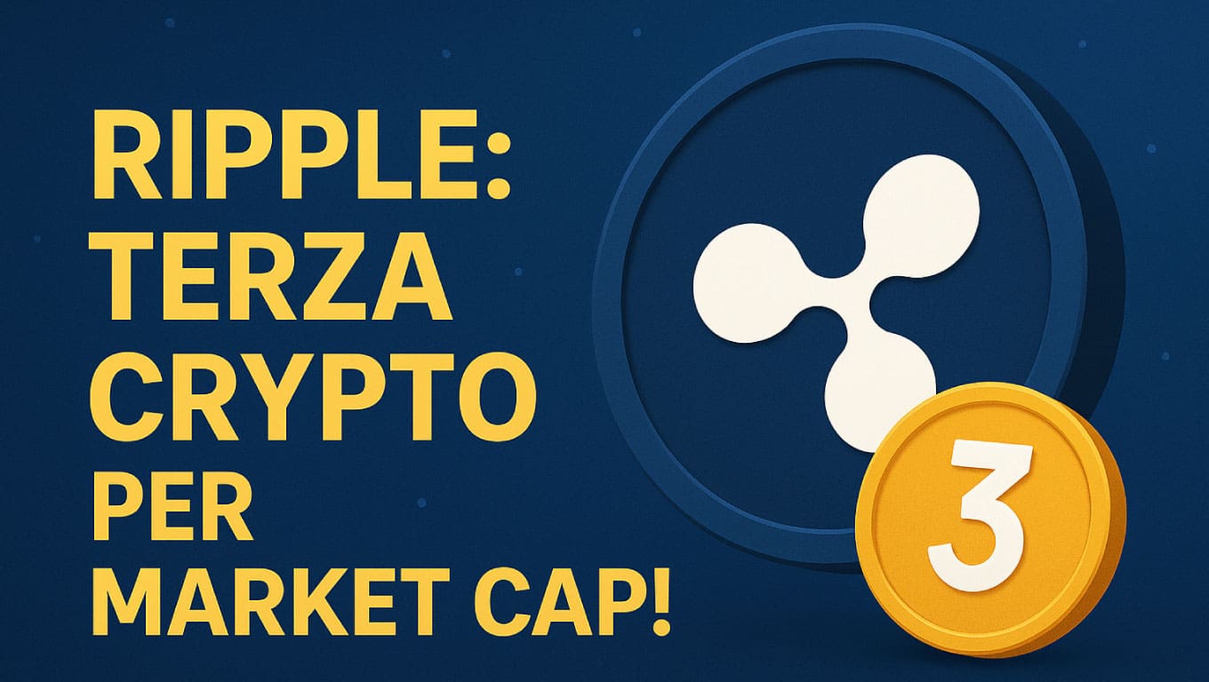 Ripple XRP: TERZA CRYPTO per market cap!