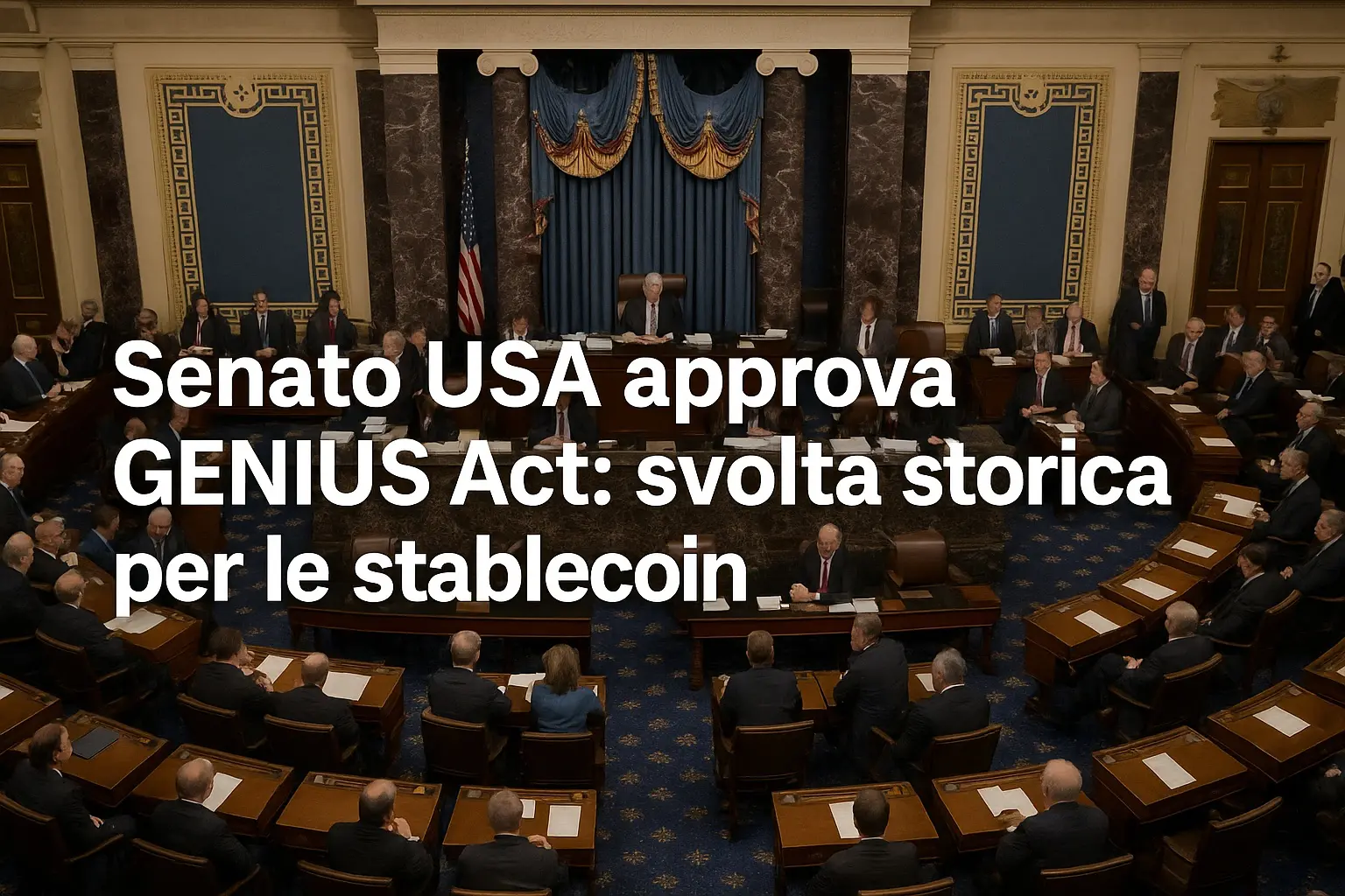 Senato USA approva GENIUS Act: svolta storica per le stablecoin