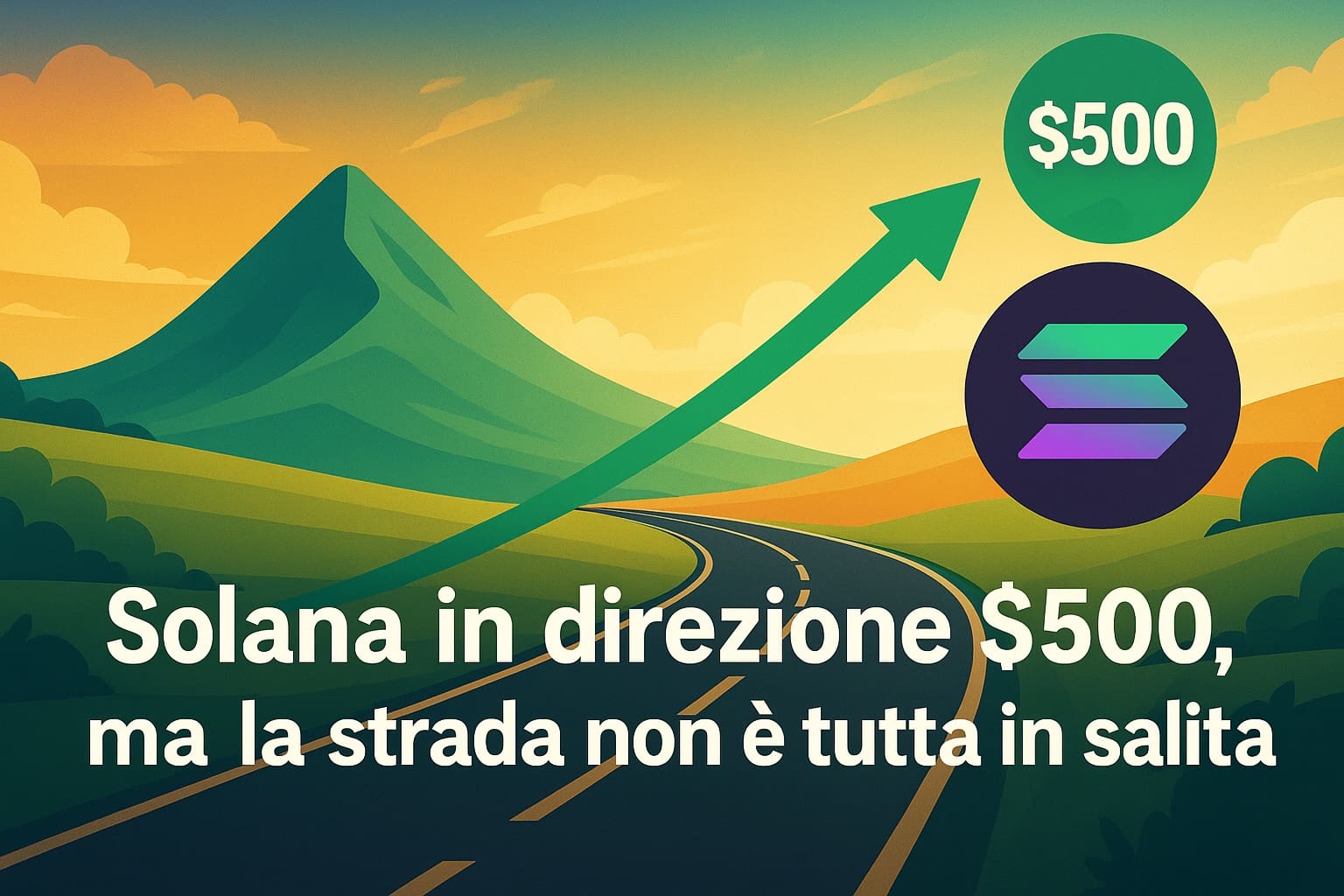 Solana in direzione $500 dollari, ma la strada non è tutta in salita